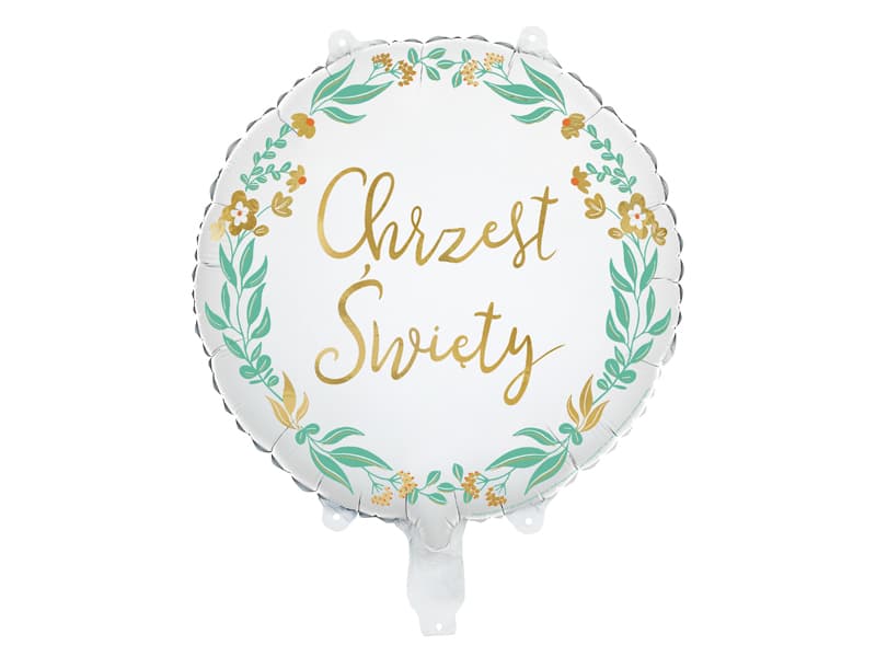 Balon foliowy "Chrzest Święty" 45 cm